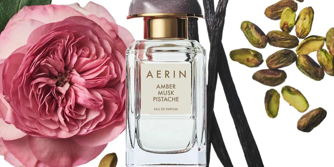 Amber Musk Pistache – релиз Aerin Beauty, вдохновлённый атмосферой кондитерской