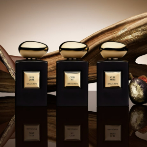 Обновление в линейке Armani Privé – кожаные композиции Cuir Doré и Cuir Rubis