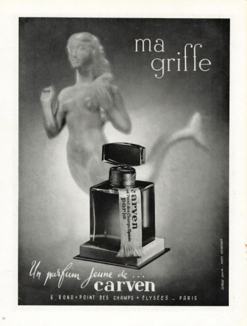 Рекламный постер аромата Ma Griffe
